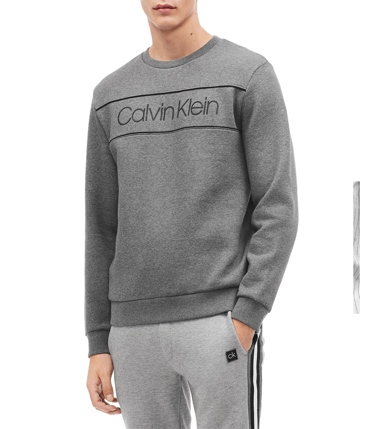  Calvin Klein The Soft-touch Fleece - Med Gray Heather - Bonton