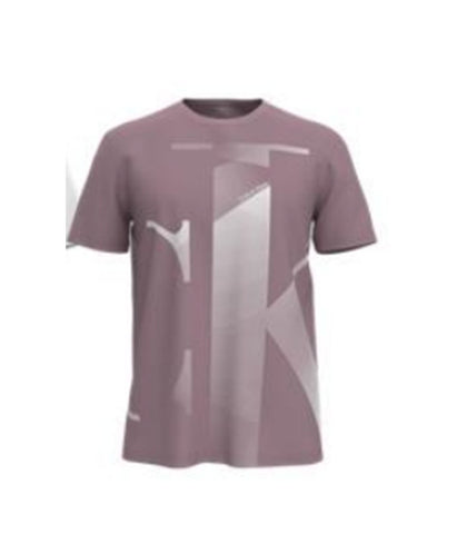 Short Sleeves Geo Monogram Crew