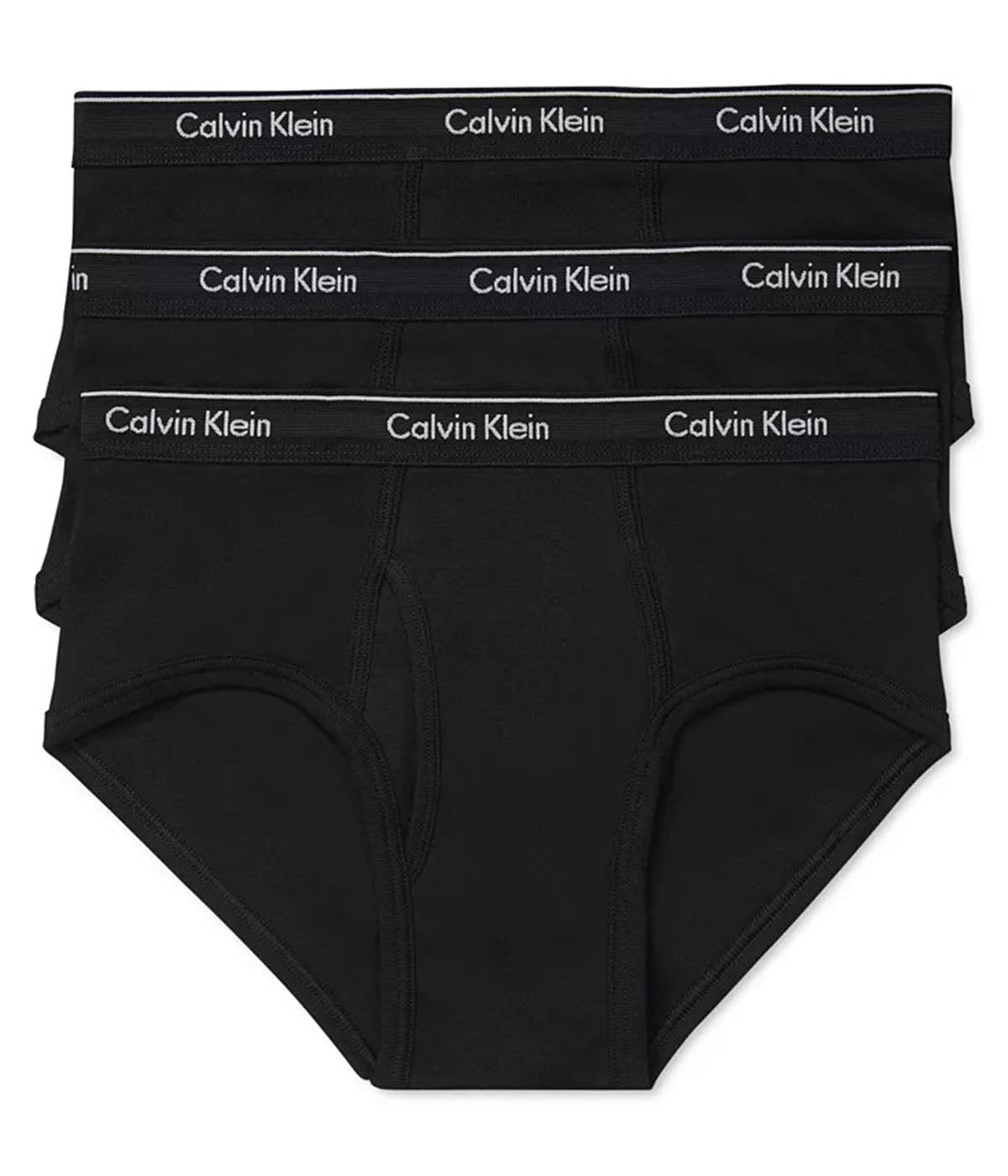  Calvin Klein Cotton Classics Classic Brief 3 Pack - Black - Bonton