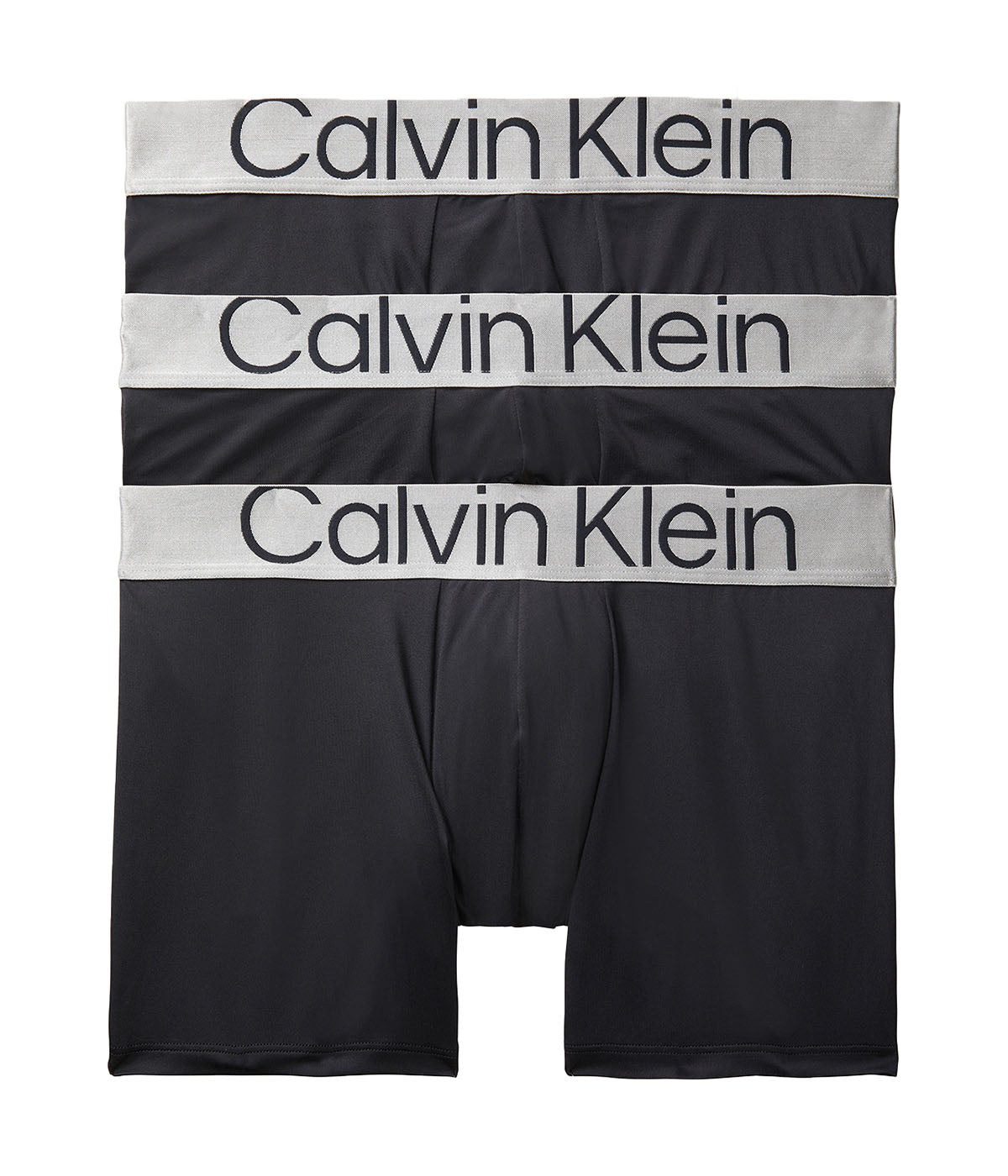  Calvin Klein Reconsidered Steel Micro Boxer Brief 3 Pack - Black/ Black/ Black - Bonton