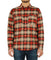 Long Sleeves Linear Ombre Flannel Shirt