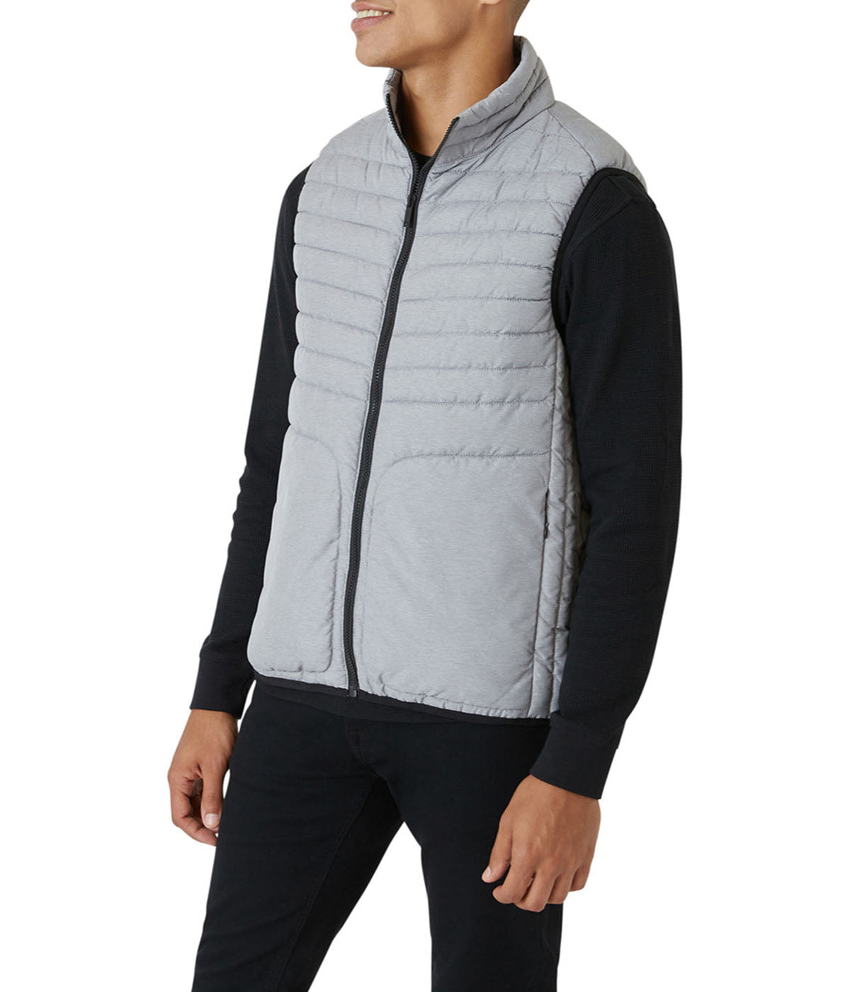  DKNY Oakland Puffer Vest - Grey - Bonton