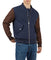 Color Block Wool Bomber