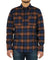 Long Sleeves Linear Ombre Flannel Shirt