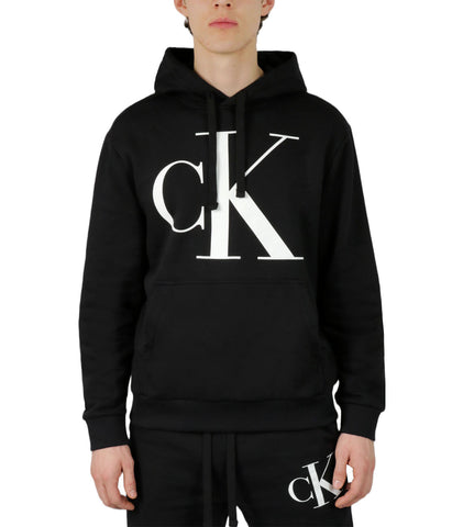 Long Sleeves Monogram Fleece Hoodie
