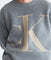 Long Sleeves Mono Jacquard Crew Sweater