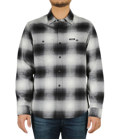 Long Sleeves Iconic Patch Flannel Shirt
