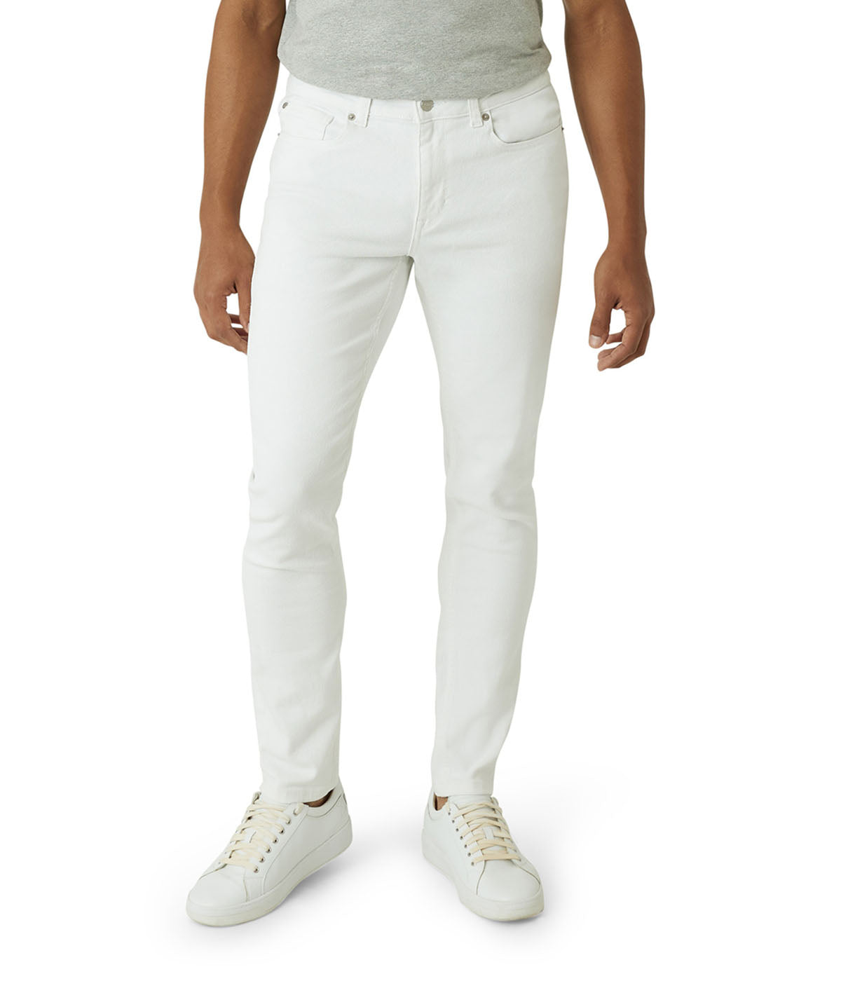  DKNY Mercer Skinny Fit Jeans - White - Bonton