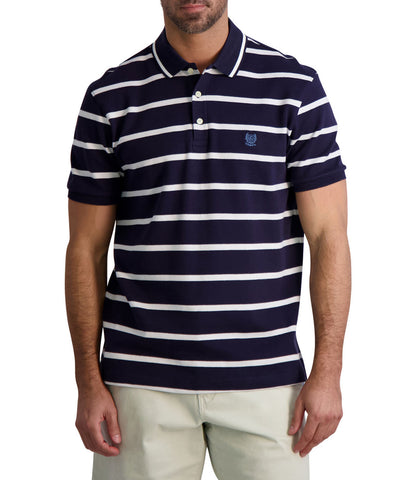 Chaps Men's Interlock Stripe Polo