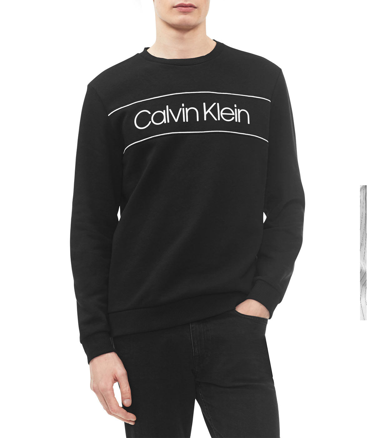  Calvin Klein The Soft-touch Fleece - Black Beauty - Bonton