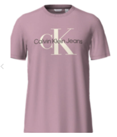 Short Sleeves Monogram Crew