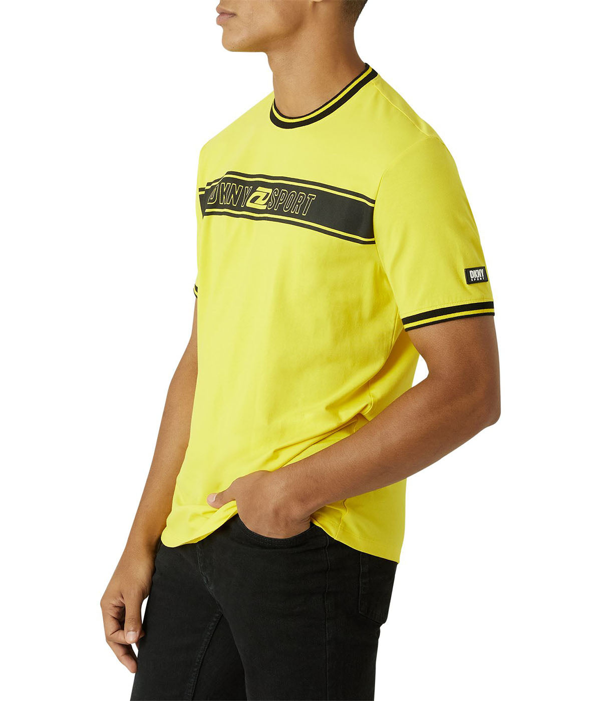  DKNY Troy Tee - Bright Yellow - Bonton