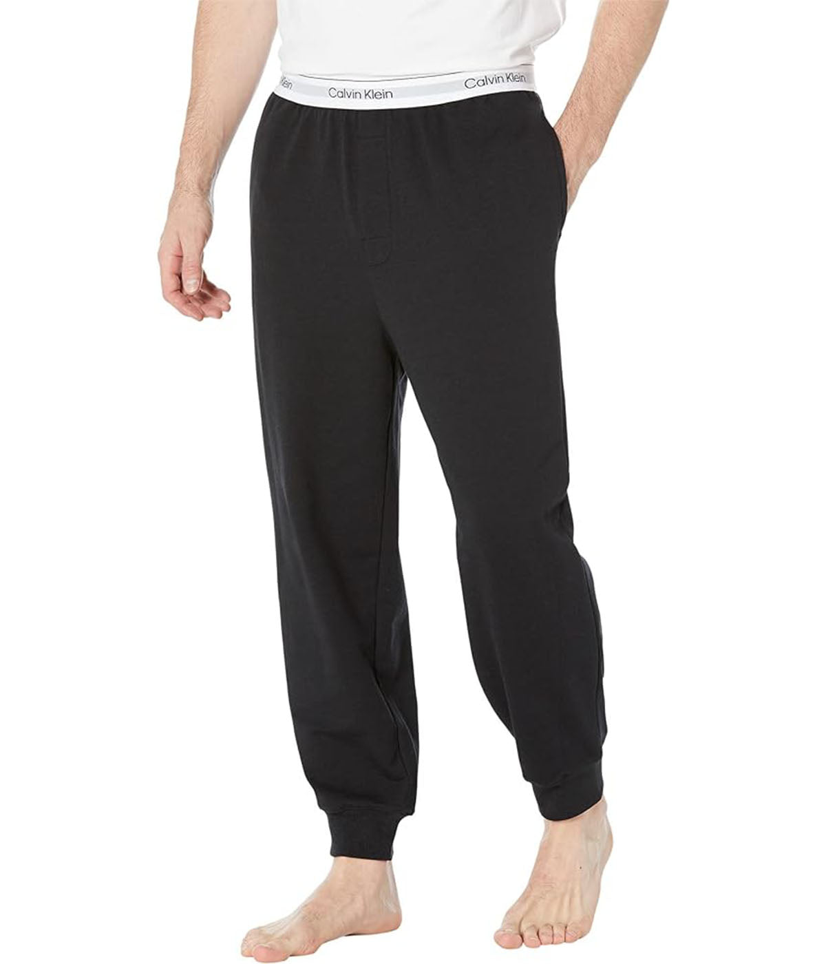  Calvin Klein Modern Cotton Lounge Jogger - Black - Bonton