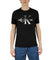 Short Sleeves Gold/Silver Metallic Monogram Tee