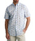 Chaps Mens Short Sleeve Recycled Poly Stretch Woven Blue Shirt