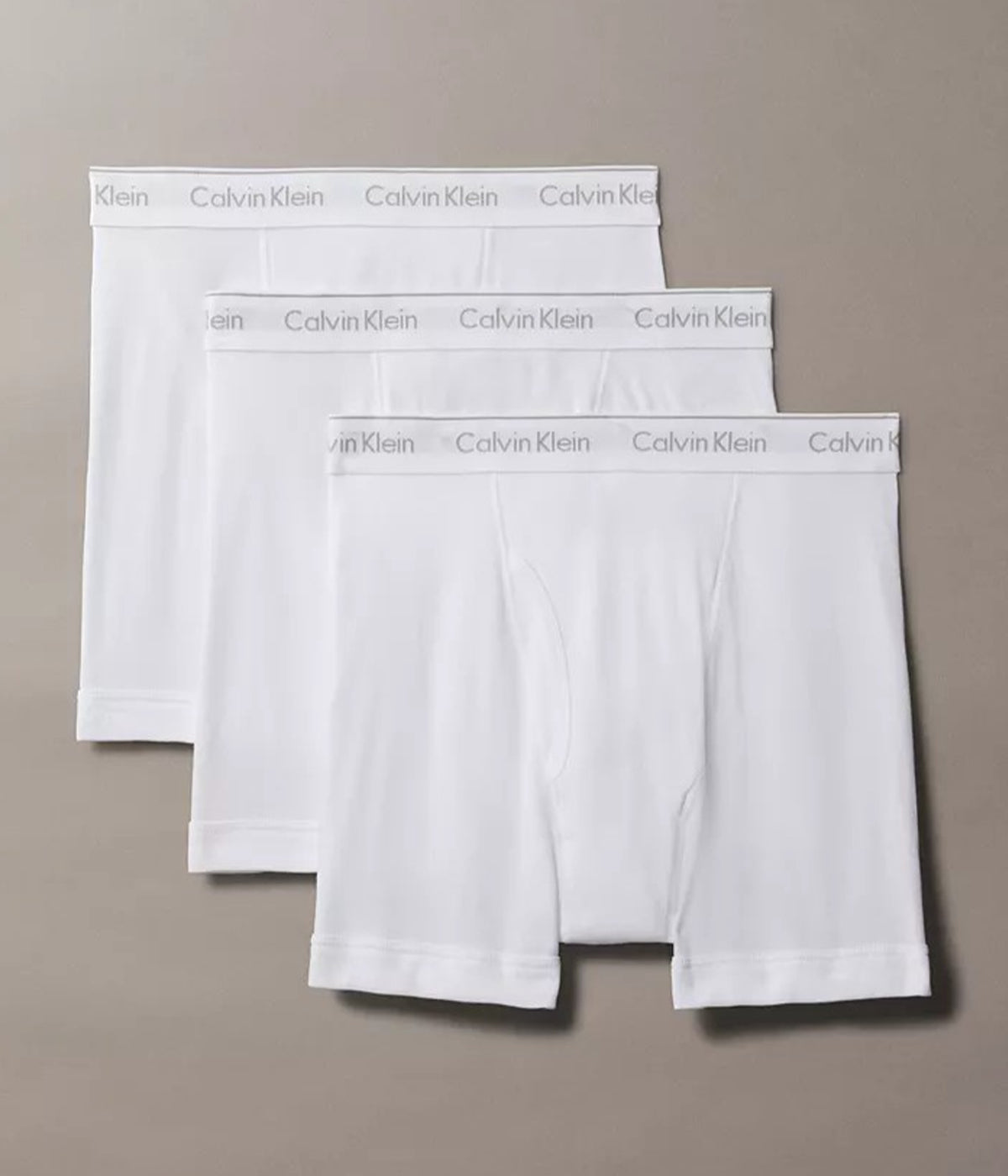  Calvin Klein Cotton Classics Boxer Brief 3 Pack - White - Bonton