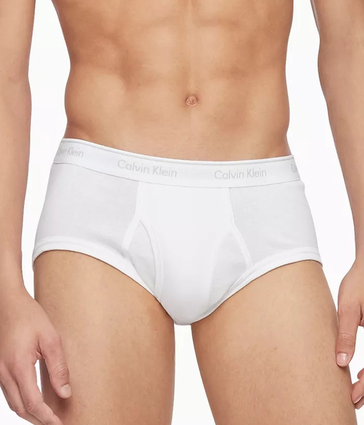  Calvin Klein Cotton Classics Classic Brief 3 Pack - White - Bonton