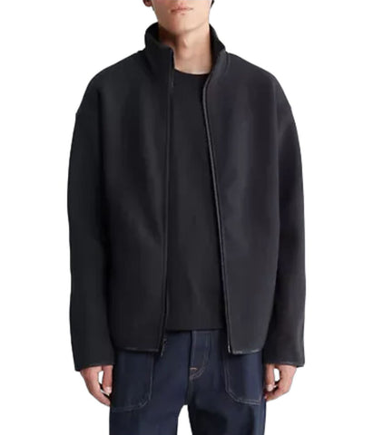 Long Sleeve Polar Fleece Fz Jacket Black
