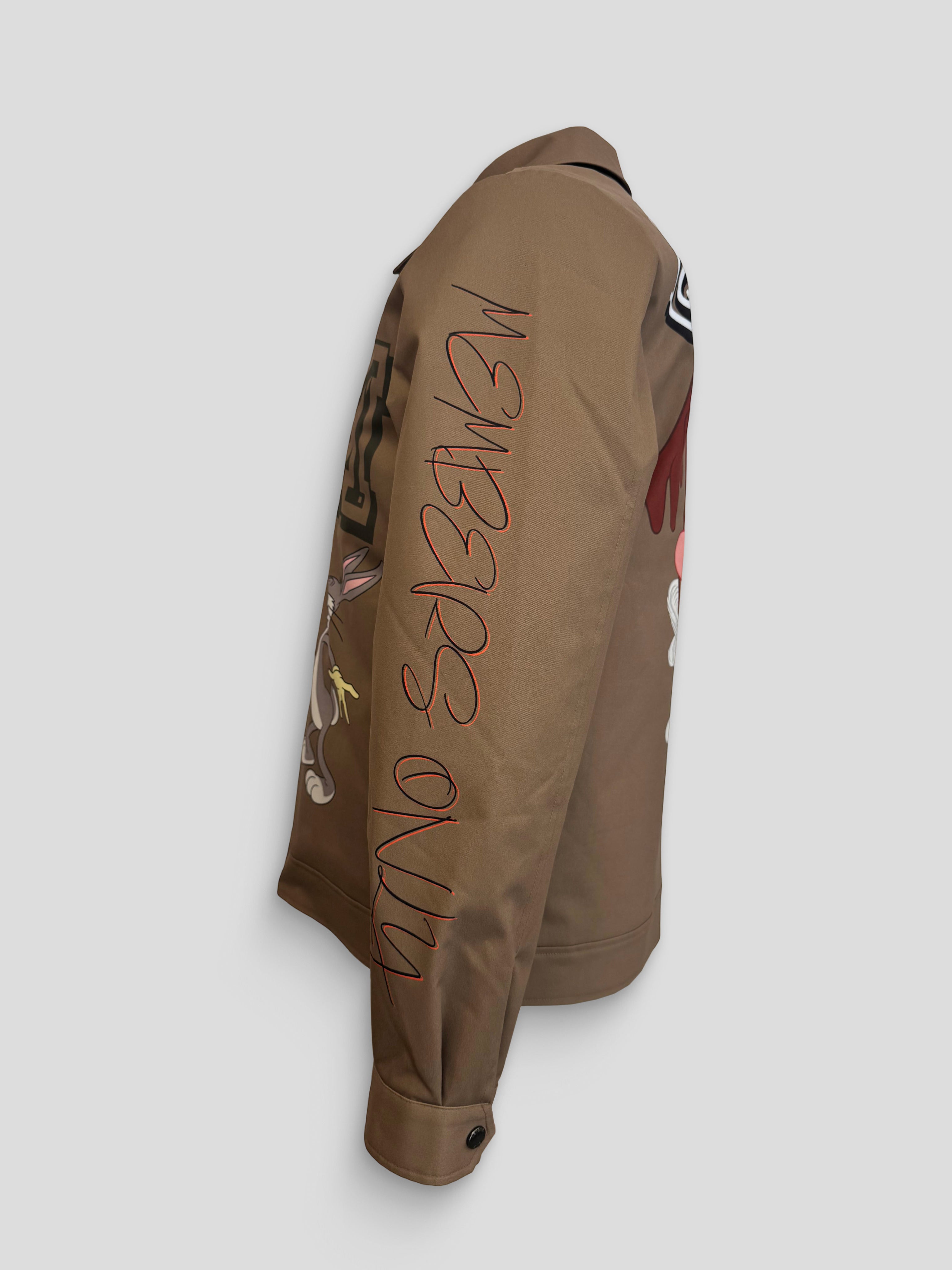  Members Only Looney Tunes Poly Mechanical Stretch Twill Jacket - KHAKI - Bonton