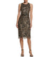  Vince Camuto Sleeves Bodycon Black Gold - Black Gold - Bonton