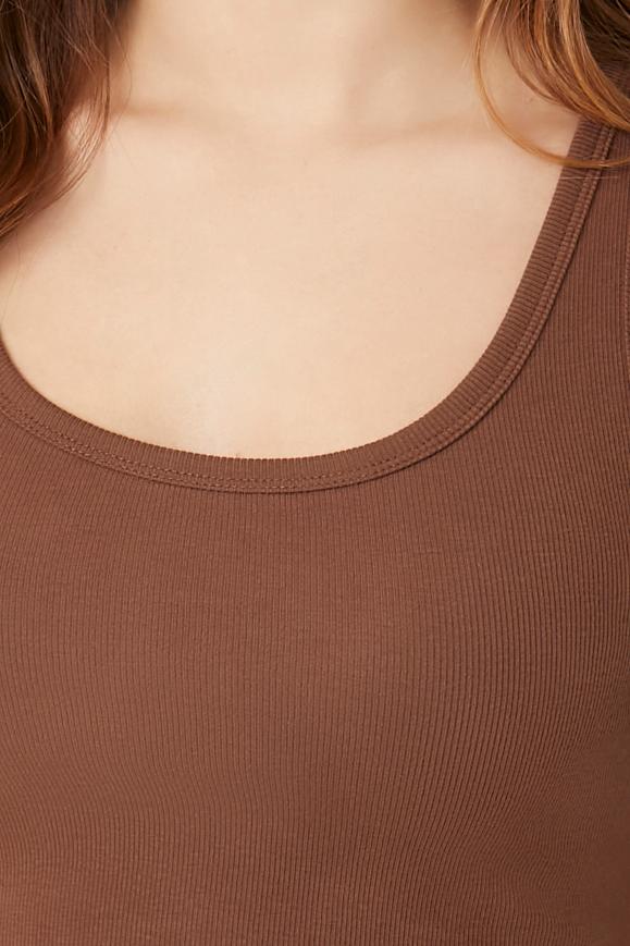  Forever 21 Cropped Tank Top - black - Bonton