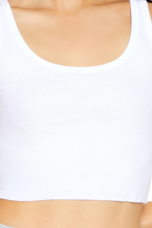 Forever 21 Cropped Tank Top - black - Bonton
