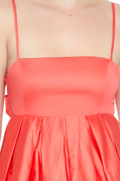  Forever 21 Fit & Flare Cami Mini Dress - coral-swatch - Bonton
