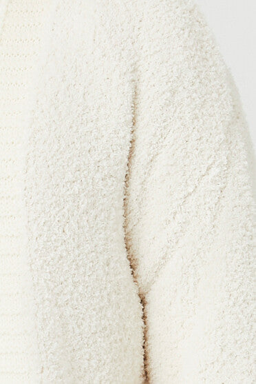  Forever 21 Open-Front Cardigan Sweater - cream - Bonton