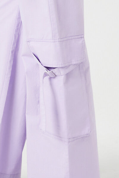  Forever 21 Twill High-Rise Utility Pants - tan - Bonton
