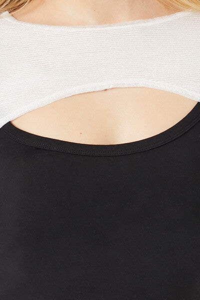  Forever 21 Bratz x F21 Super Cropped Sweater - white - Bonton