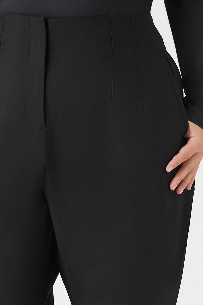  Forever 21 Plus Size High-Rise Straight Pants - white - Bonton