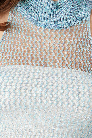 Sheer Crochet Sleeveless Top