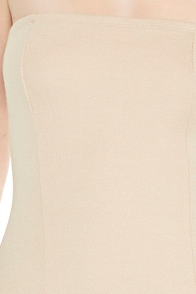  Forever 21 Bodycon Tube Mini Dress - tan - Bonton