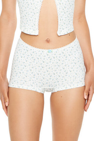 Seamless Floral Shortie Panties