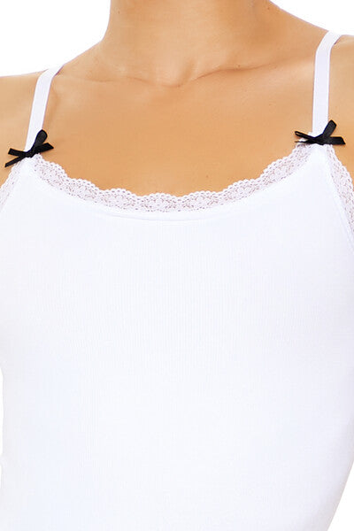  Forever 21 Seamless Bow Lingerie Bodysuit - white-black - Bonton
