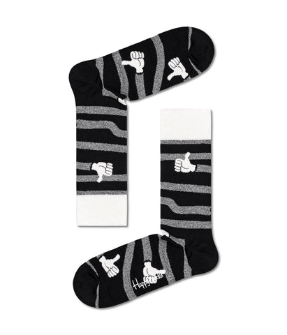 4-Pack Black And White Socks Gift Set Multi