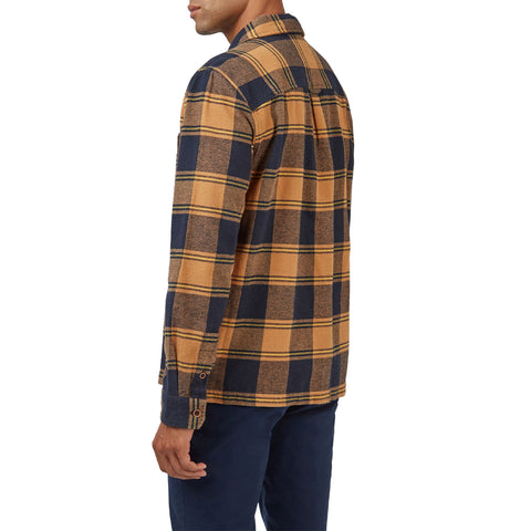 Long Sleeve Brushed Large Gingham Buttonfront Shirt