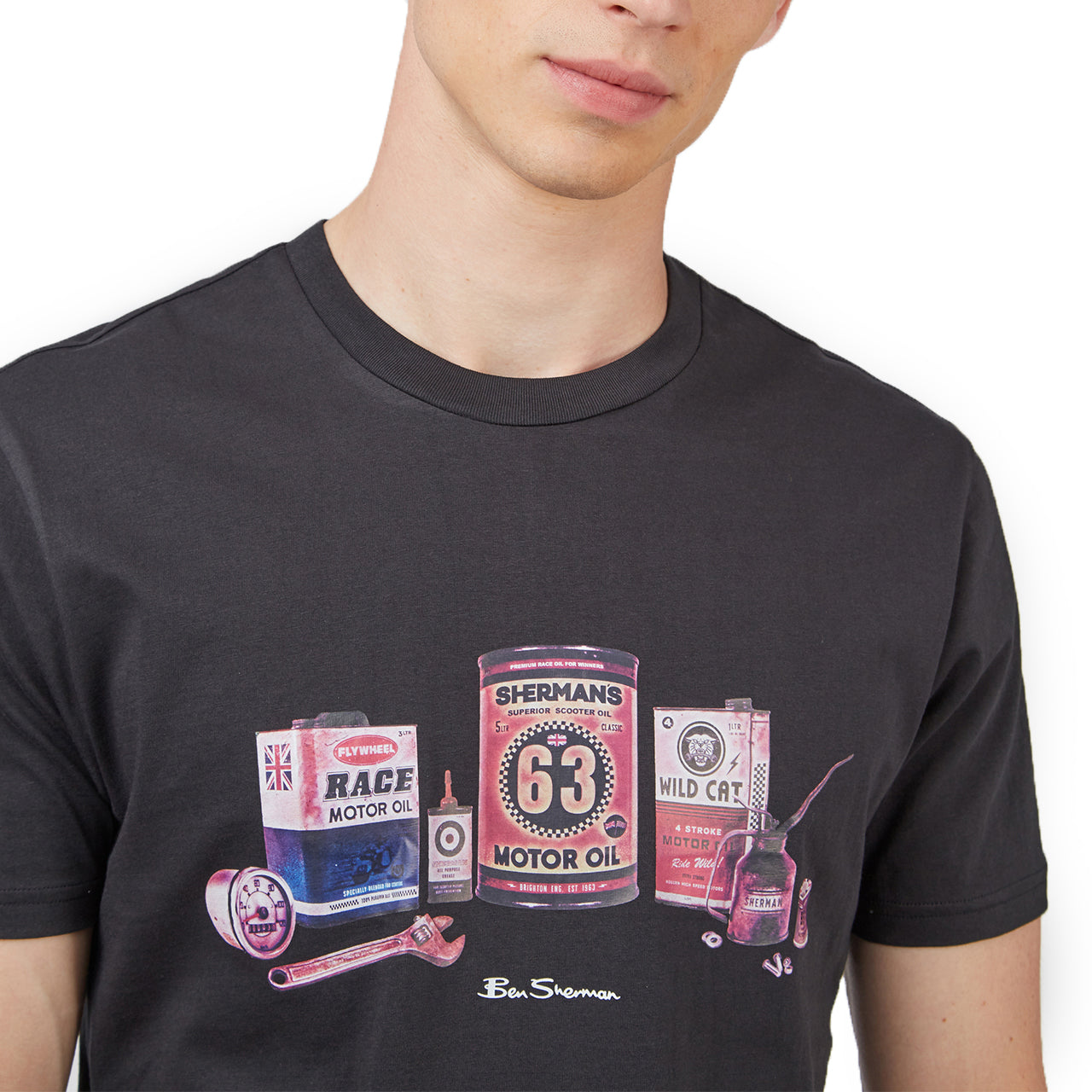  Ben Sherman In The Garage T-shirt - Black - Bonton