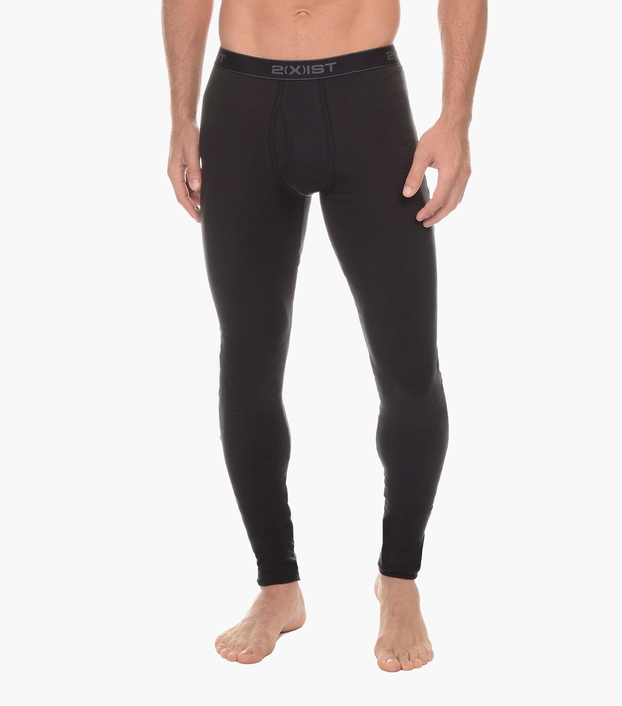  2xist Cotton Long John Underwear - White - Bonton