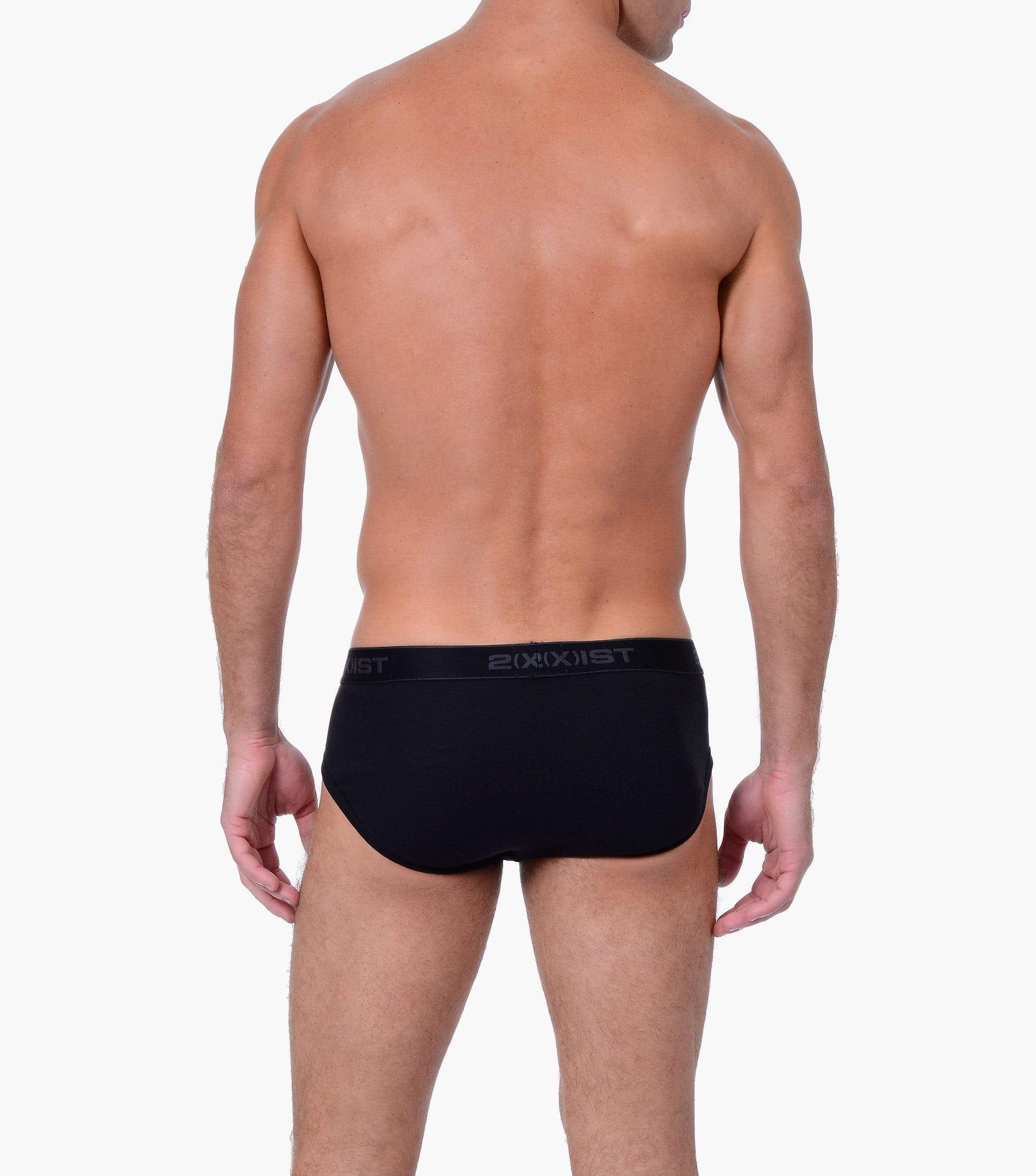  2xist Cotton 3 Pack Contour Pouch Brief - White New Logo - Bonton