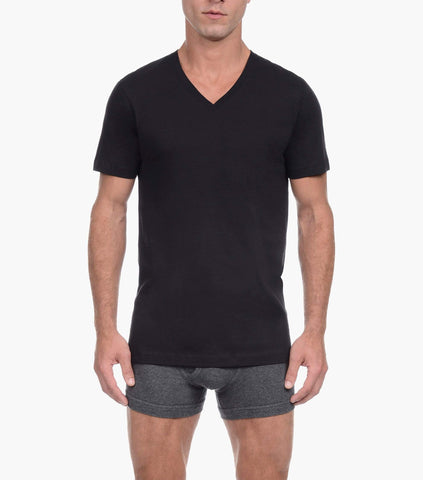 3 Packs Cotton V-neck Tee
