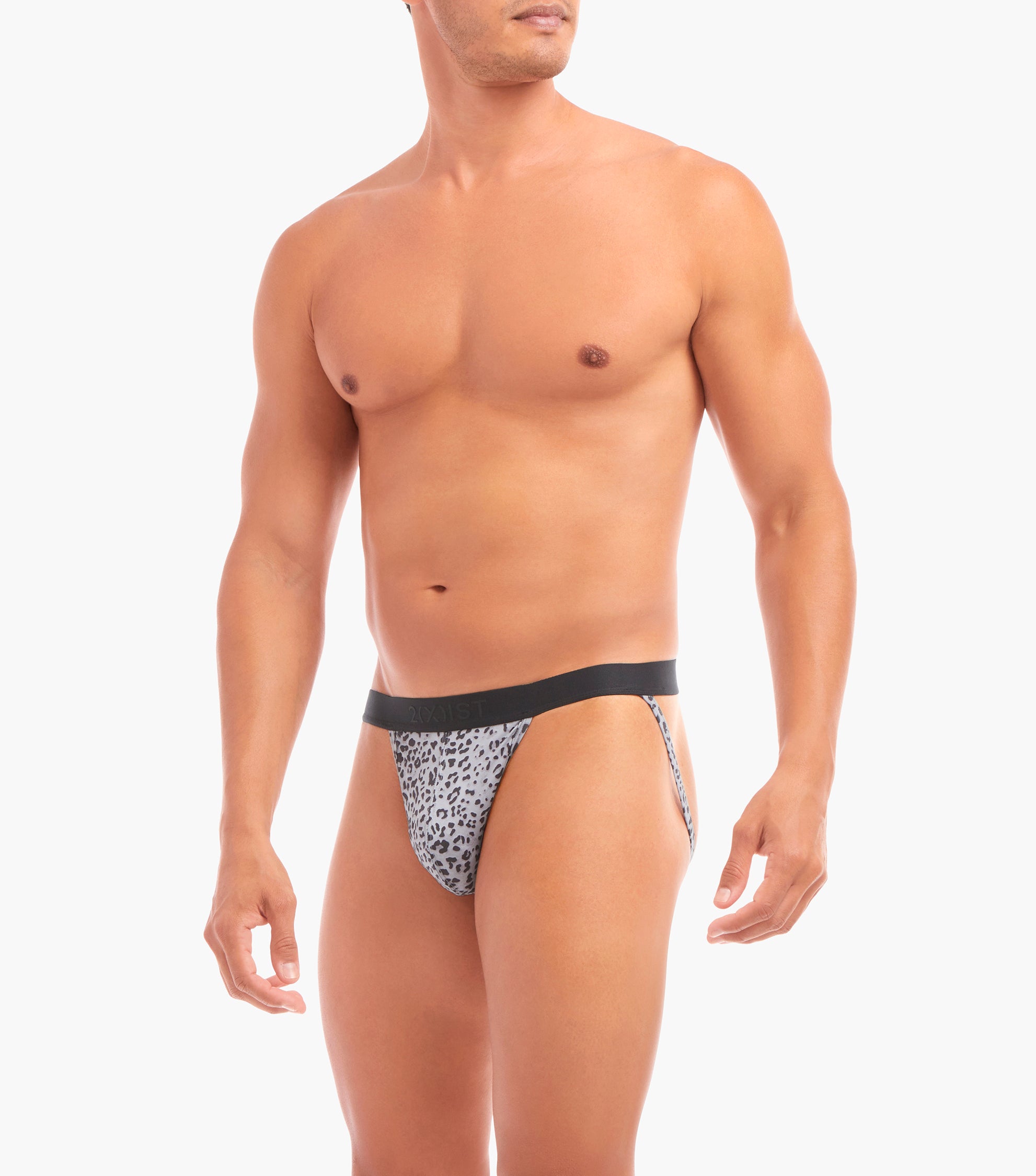  2xist Sliq Jock Strap - Bamboo Print - Bonton