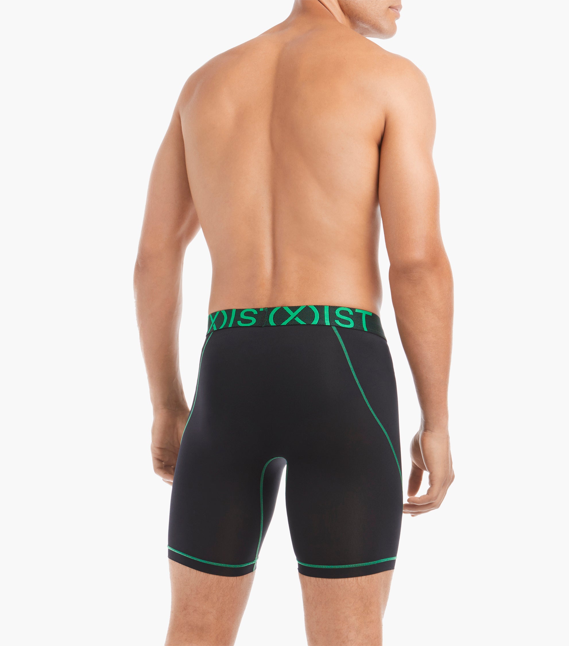  2xist Speed Dri Lightning Boxer Brief 9in - Black Beauty / Irish Jig - Bonton