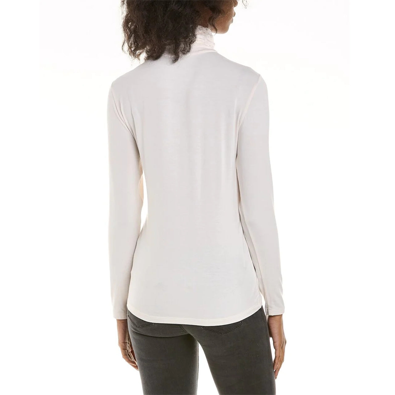  Jones New York Long Sleeves Knit Turtleneck - Jones White - Bonton