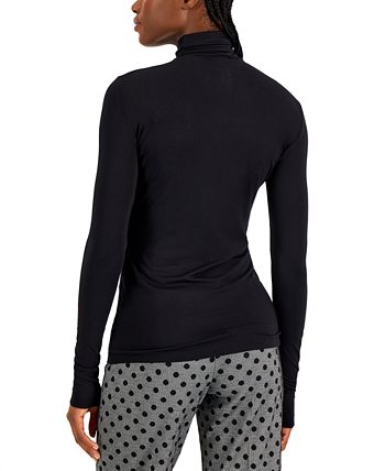  Anne Klein Black Seamless Turtleneck - Anne Black - Bonton