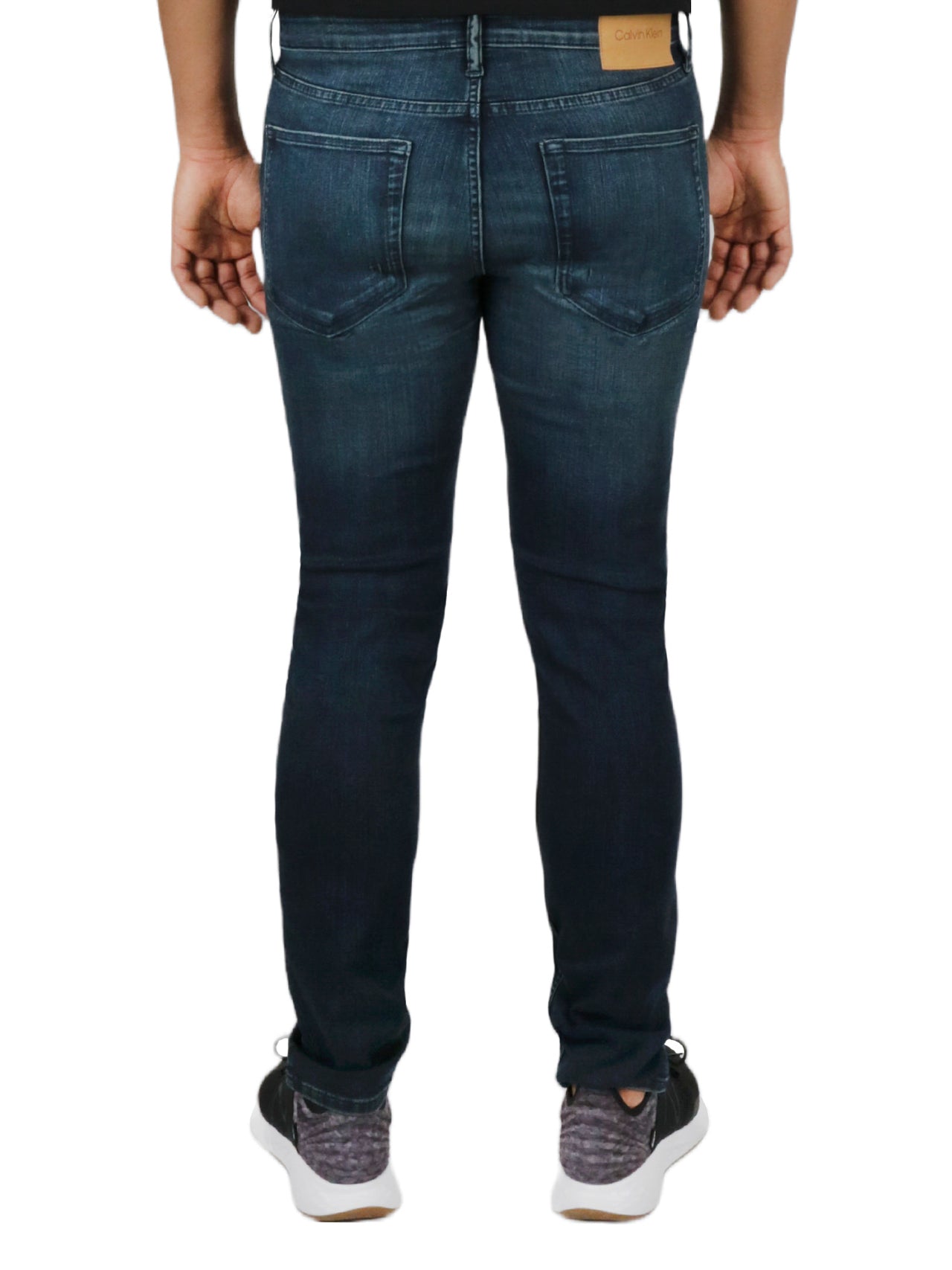  Calvin Klein Skinny Fit Boston Blue Jean - Blue Black - Bonton