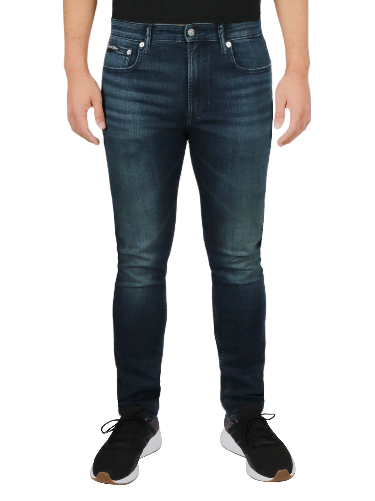  Calvin Klein Skinny Fit Boston Blue Jean - Boston Blue Black - Bonton