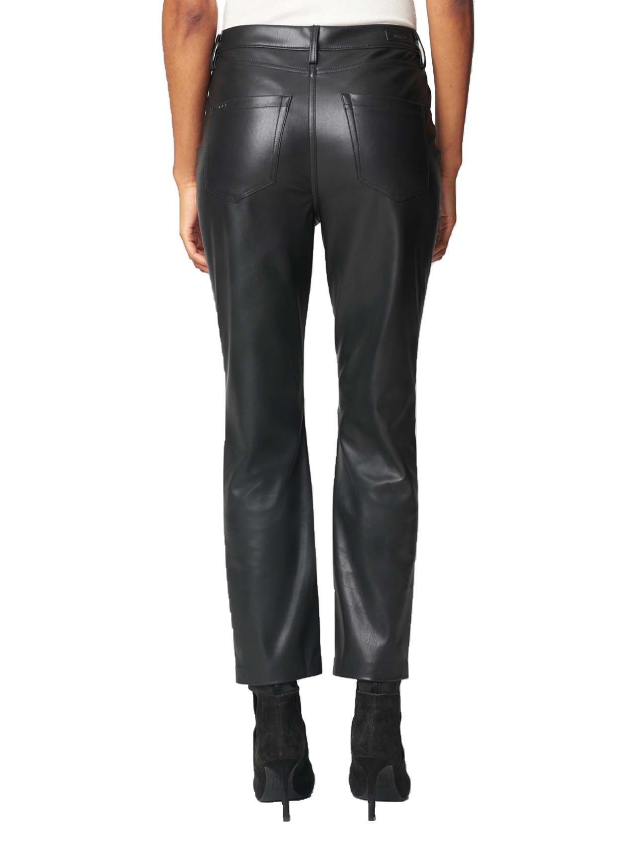  BlankNYC Vegan Leather High Rise Pants - Black - Bonton