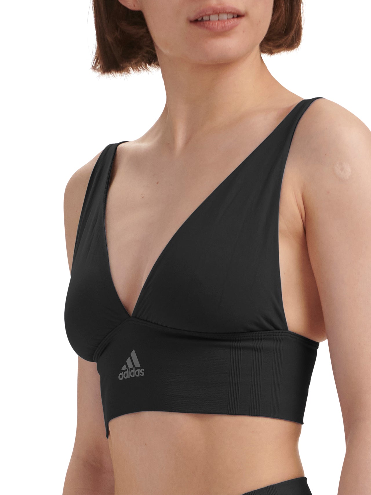  Adidas Naked Two-Ply Seamless Bralette - Black - Bonton