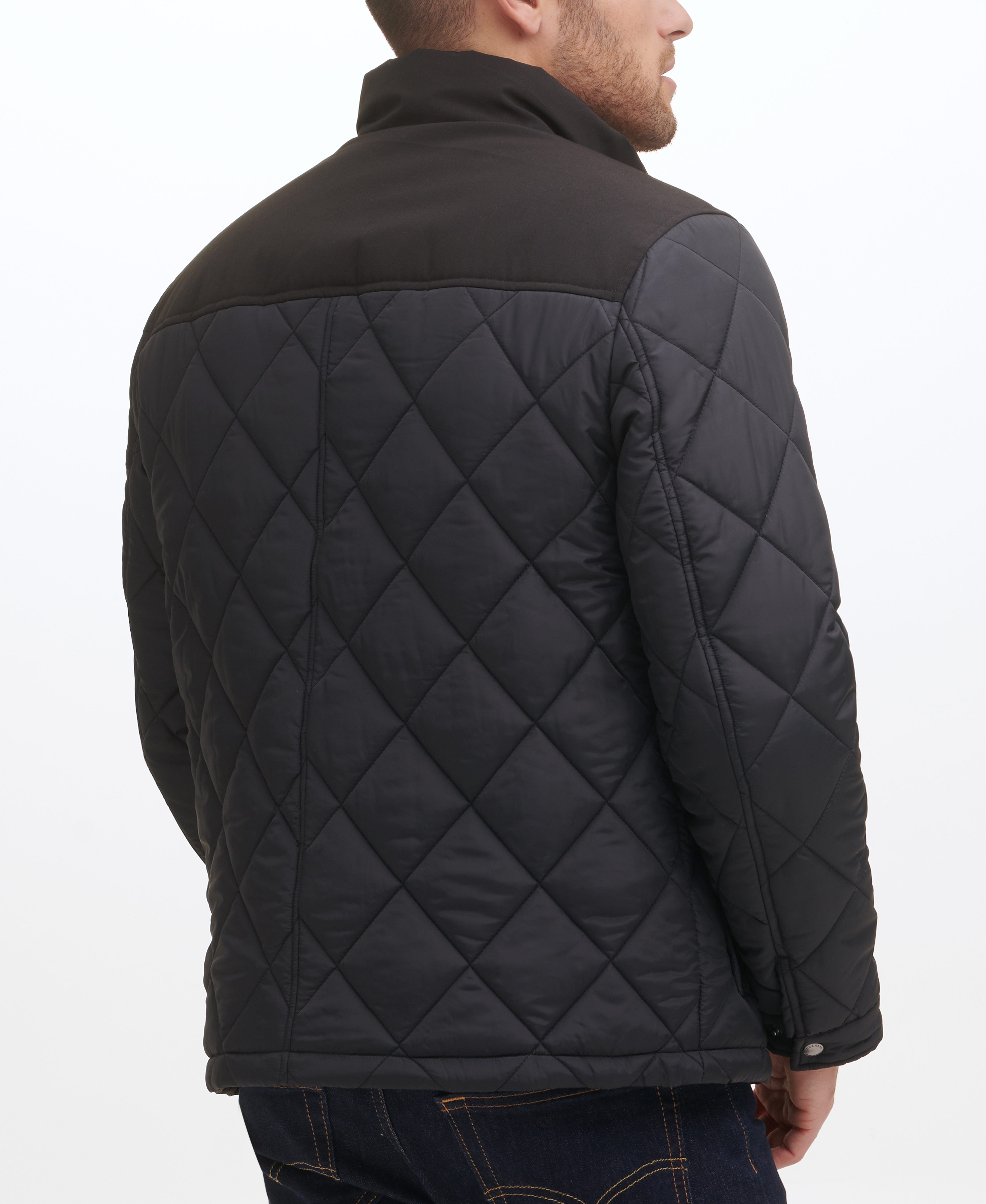 Cole Haan Men's Water Resistant Jacket - Black - Bonton